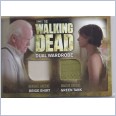 THE WALKING DEAD Season 2 Dual Wardrobe Card DM02 HERSHEL GREENE AND MAGGIE GREENE