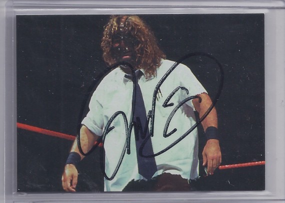 1998 WWF Superstarz MANKIND Mike Foley Autograph Card