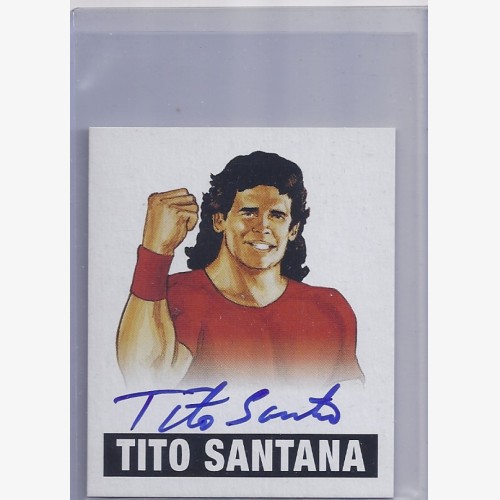 2012 LEAF WRESTLING ORIGINALS On Card Autograph Card  TS1 - TITO SANTANA