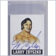 2012 LEAF WRESTLING ORIGINALS On Card Autograph Card  LZ1 - LARRY ZBYSZKO