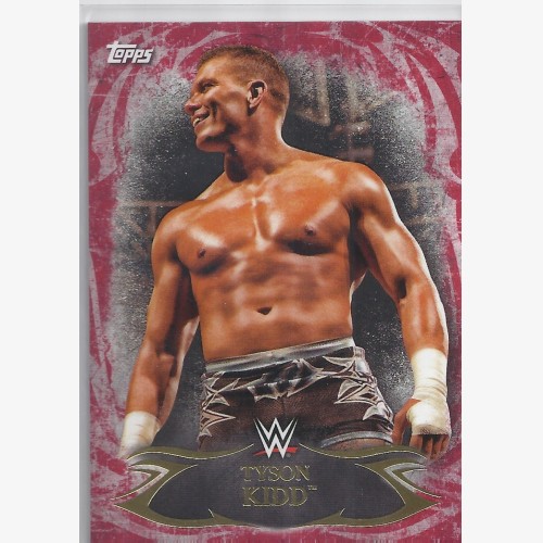 2015 TOPPS WWE UNDISPUTED Red Parallel Card 52 TYSON KIDD