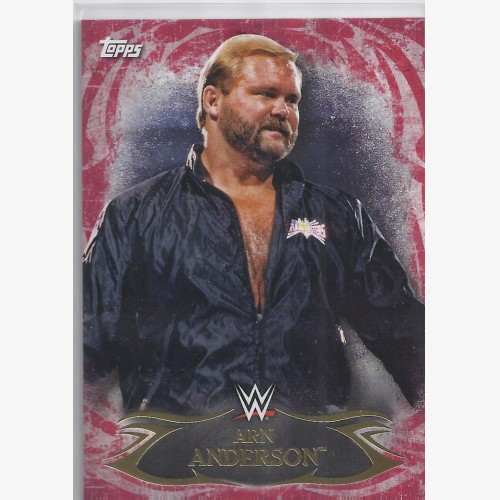 2015 TOPPS WWE UNDISPUTED Red Parallel Card 83 ARN ANDERSON