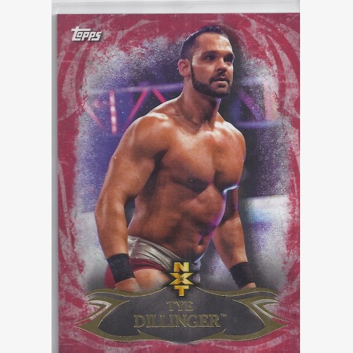 2015 TOPPS WWE UNDISPUTED NXT Prospects RED PARALLEL Card NXT-18 TYE DILLINGER