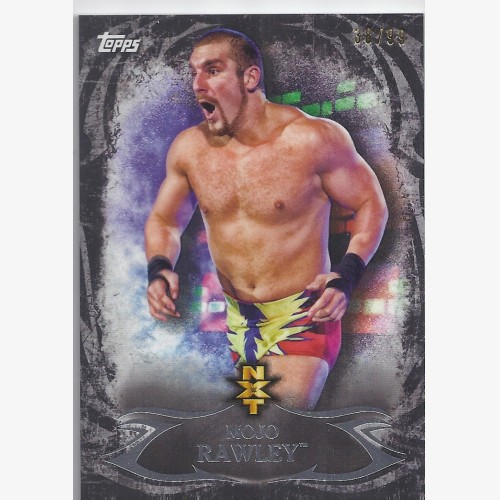 2015 TOPPS WWE UNDISPUTED NXT Prospects BLACK PARALLEL Card NXT-23 MOJO RAWLEY 38/99