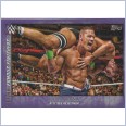2015 TOPPS WWE UNDISPUTED Famous Finishers PURPLE PARALLEL Card FF-12 JOHN CENA ATTITUDE ADJUSTMENT 07/50