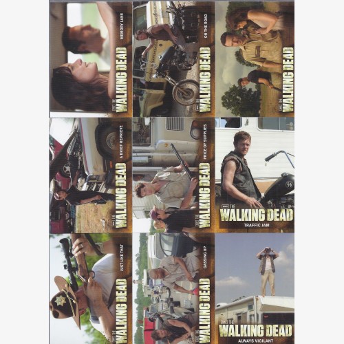 The Walking Dead Season 2 Base 80 Card Set  Rick Grimes Daryl AMC