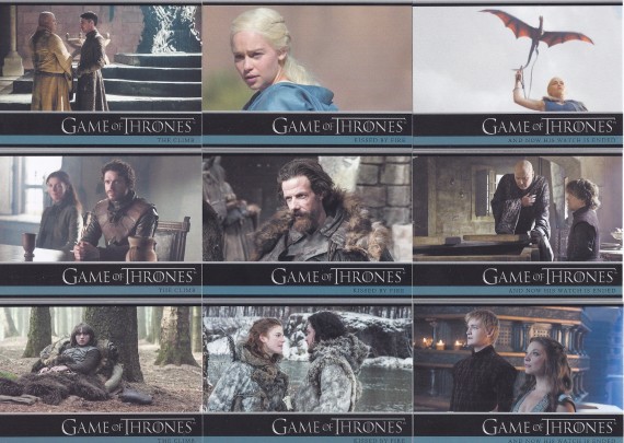Game of Thrones Season 3 Base Trading 98 Card Set  Emilia Clarke Jon Snow