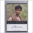 Game of Thrones Season One Autograph Card Bordered Elyes Gabel as RAKHARO