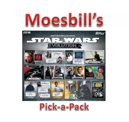 Moesbill Break #102 - 2016 Star Wars Evolution Hobby Box Pick-a-Pack Break