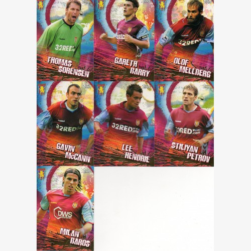 2006/07 Topps Aston Villa Team Set