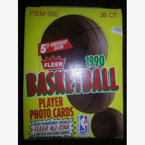 1990-91 Fleer NBA Box - Unopened!