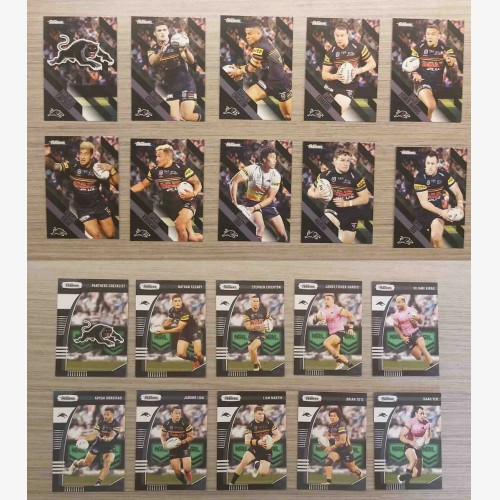 2021 & 2022 NRL TRADERS 20 CARD SET PENRITH PANTHERS COMMON BASE TEAM SET