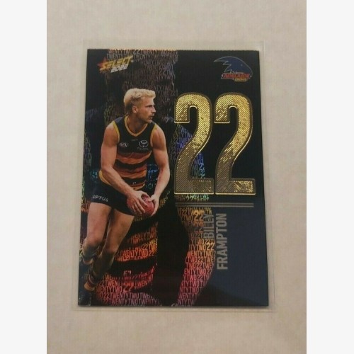 2022 AFL SELECT FOOTY STARS NUMBERS MIDNIGHT ADELAIDE CROWS BILLY FRAMPTON #098