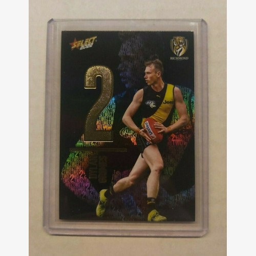 2022 AFL SELECT FOOTY STARS NUMBERS MIDNIGHT CARD RICHMOND DYLAN GRIMES #008