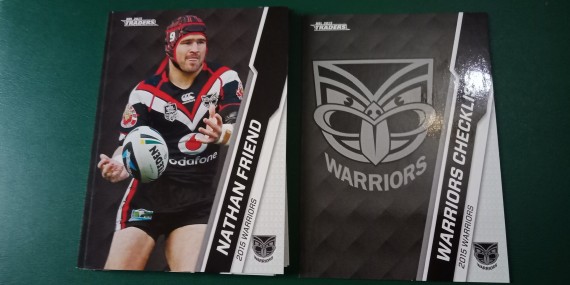 2015 NRL TRADERS COMMON TEAM SET - 10 CARDS IN TOTAL - NEW ZEALAND WARRIORS