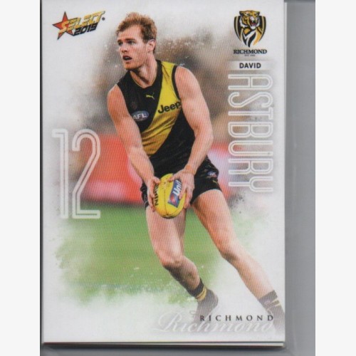 2019 AFL SELECT FOOTY STARS COMMON  TEAM SET - 12 CARDS - RICHMOND TIGERS