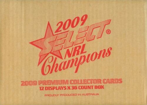 2009 NRL SELECT CHAMPIONS CASE - 12x SEALED BOXES