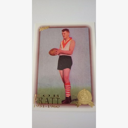1996 SELECT AFL HALL OF FAME SERIES CARD - 42/110 BOB PRATT SOUTH MELBOURNE