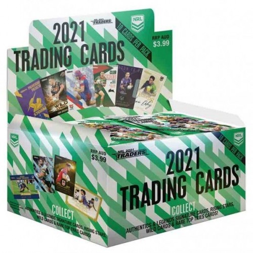2021 NRL RUGBY LEAGUE TLA TRADERS SEALED BOX - 36 PACKS IN TOTAL