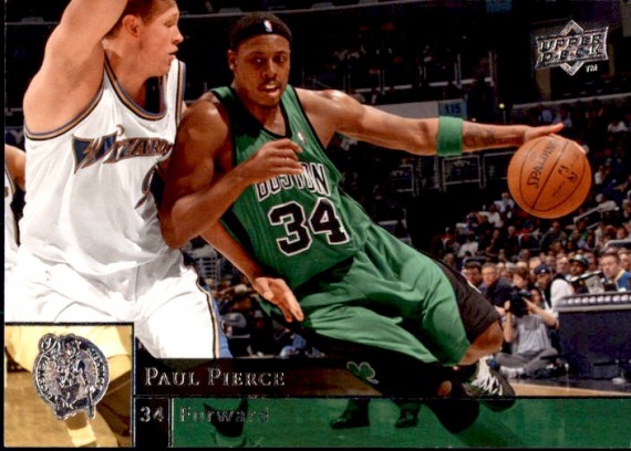 2009-10 NBA BASKETBALL UPPER DECK #8 PAUL PIERCE