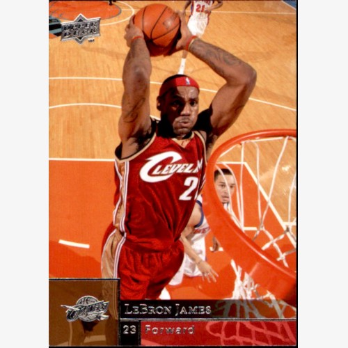 2009-10 NBA BASKETBALL UPPER DECK #28 LEBRON JAMES