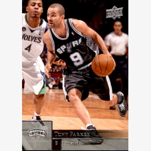 2009-10 NBA BASKETBALL UPPER DECK #174 TONY PARKER