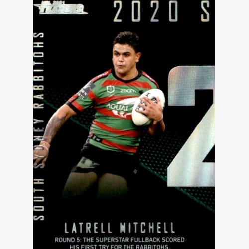 2021 NRL RUGBY LEAGUE TLA TRADERS SEASON TO REMEMBER #SR34 LATRELL MITCHELL SOUTH SYDNEY RABBITOHS