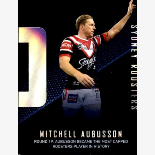 2021 NRL RUGBY LEAGUE TLA TRADERS SEASON TO REMEMBER #SR42 MITCHELL AUBUSSON SYDNEY ROOSTERS