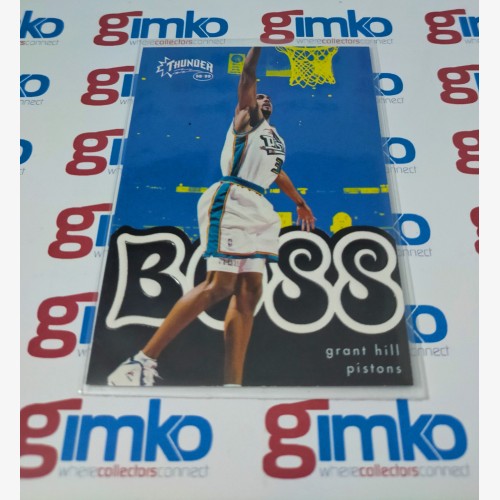 1998-99 NBA SKYBOX BASKETBALL THUNDER BOSS B6 GRANT HILL - DETROIT PISTONS