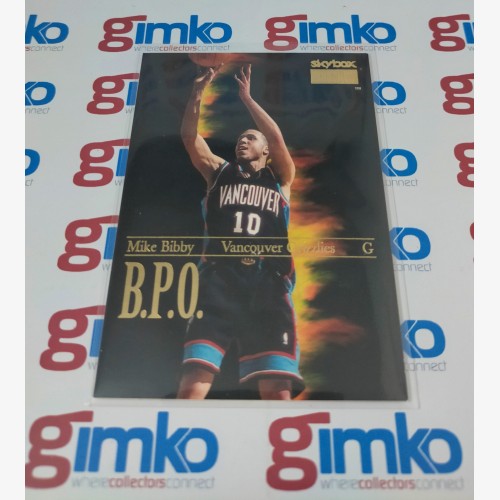 1999-00 NBA SKYBOX BASKETBALL PREMIUM B.P.O BPO6 MIKE BIBBY  - VANCOUVER GRIZZLIES