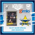 2021 NRL RUGBY LEAGUE TLA ELITE SILVER SPECIAL CARD SS 077 JAKE GRANVILLE - NORTH QUEENSLAND COWBOYS