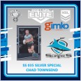 2021 NRL RUGBY LEAGUE TLA ELITE SILVER SPECIAL CARD SS 035 CHAD TOWNSEND - CRONULLA SHARKS