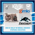 2021 NRL RUGBY LEAGUE TLA ELITE DALLY M MEDAL AWARDS CARD DM 05 STEPHEN CRICHTON - PENRITH PANTHERS