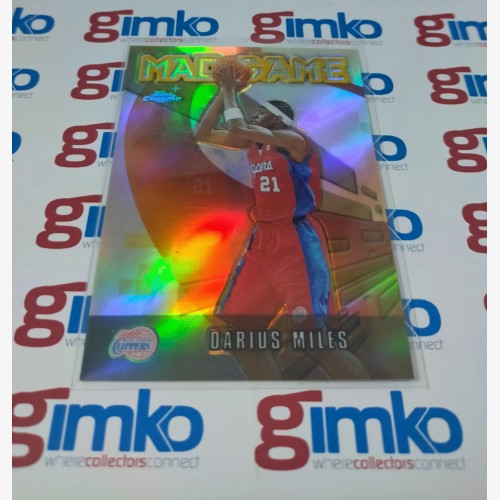 2001-02 NBA TOPPS CHROME MAD GAME MG10 DARIUS MILLS - LA CLIPPERS * REFRACTOR*
