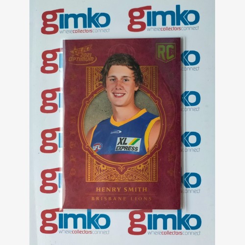 2021 AFL SELECT OPTIMUM OPTIMUM+ ROOKIE CARD OP211 HENRY SMITH - BRISBANE LIONS #059/455 RC
