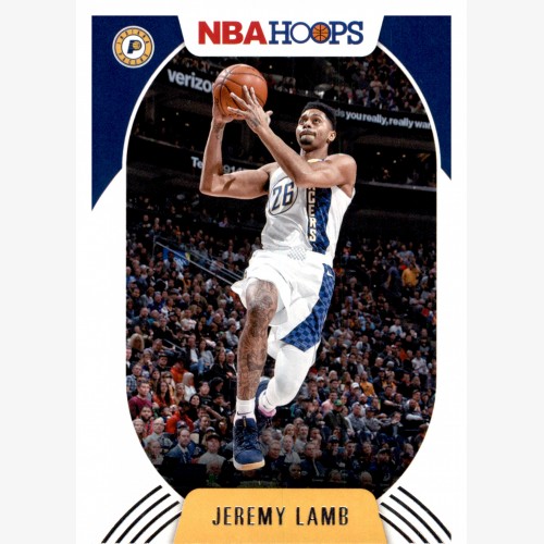 2020-21 PANINI NBA HOOPS BASKETBALL NO.3 JEREMY LAMB / ZACH COLLINS BASE ERROR MISPRINT CARD