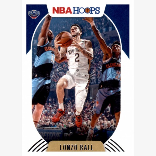 2020-21 PANINI NBA HOOPS BASKETBALL NO.15 LONZO BALL - NEW ORLEANS PELICANS