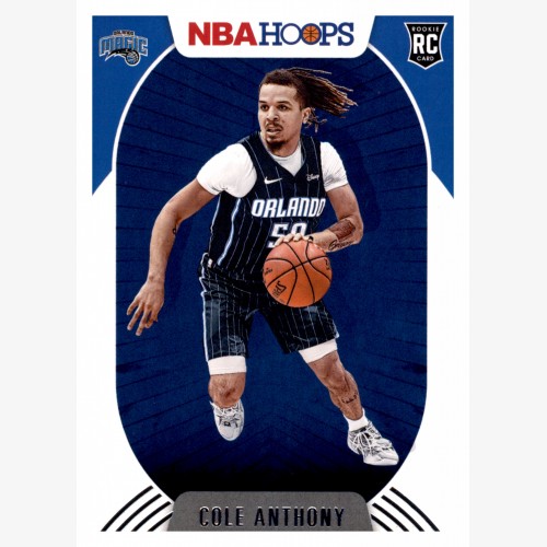 2020-21 PANINI NBA HOOPS BASKETBALL ROOKIE CARD NO.234 COLE ANTHONY - ORLANDO MAGIC RC