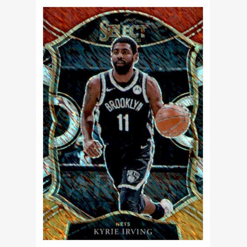 2020-21 PANINI NBA SELECT BASKETBALL CONCOURSE LEVEL SHIMMER PRIZM NO.42 KYRIE IRVING - BROOKLYN NETS