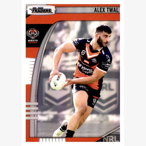2022 TLA NRL TRADERS PARALLEL PEARL SILVER CARD PS159 ALEX TWAL - WESTS TIGERS