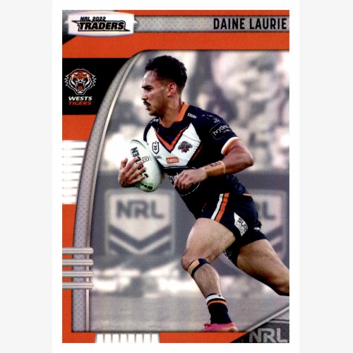 2022 TLA NRL TRADERS PARALLEL PEARL SILVER CARD PS154 DAINE LAURIE - WESTS TIGERS
