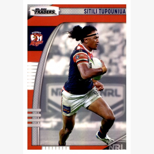 2022 TLA NRL TRADERS PARALLEL PEARL SILVER CARD PS138 SITILI TUPOUNIUA - SYDNEY ROOSTERS