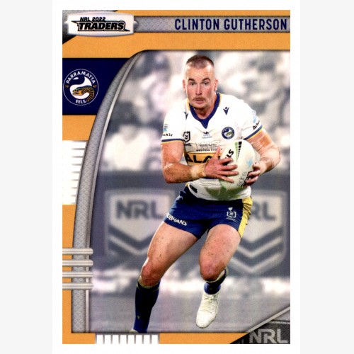 2022 TLA NRL TRADERS PARALLEL PEARL SILVER CARD PS095 CLINTON GUTHERSON - PARRAMATTA EELS