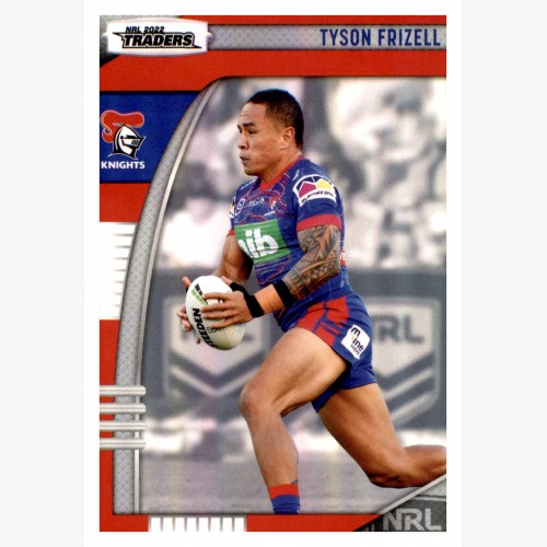 2022 TLA NRL TRADERS PARALLEL PEARL SILVER CARD PS076 TYSON FRIZELL - NEWCASTLE KNIGHTS