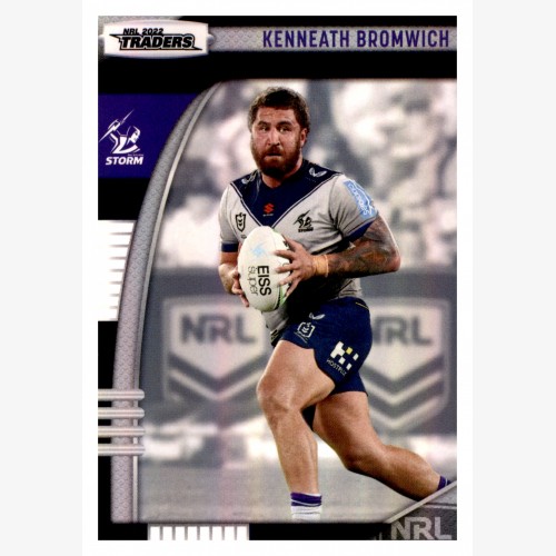 2022 TLA NRL TRADERS PARALLEL PEARL SILVER CARD PS064 KENNEATH BROMWICH - MELBOURNE STORM