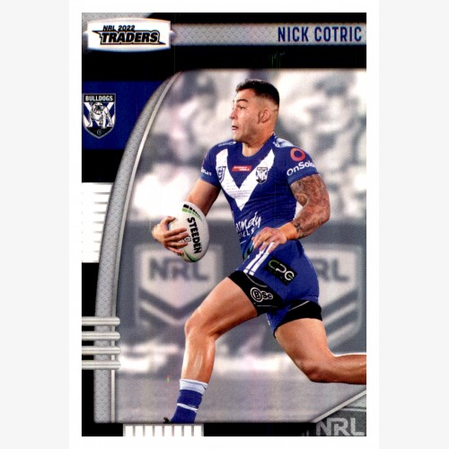 2022 TLA NRL TRADERS PARALLEL PEARL SILVER CARD PS024 NICK COTRIC - CANTERBURY BULLDOGS
