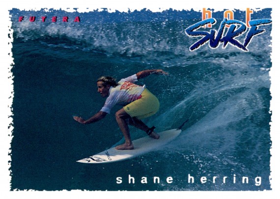 1994 FUTERA HOT SURF CARD 25 SHANE HERRING