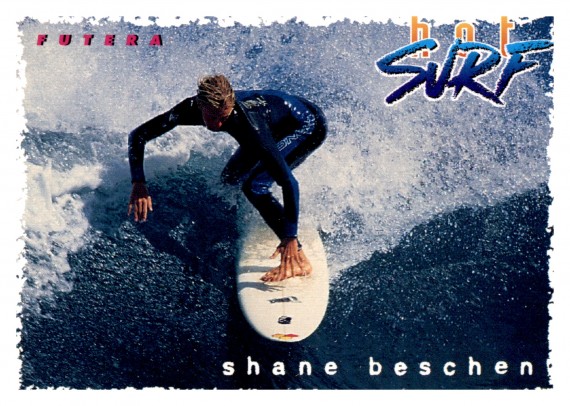 1994 FUTERA HOT SURF CARD 33 SHANE BESCHEN
