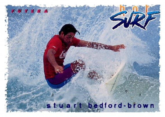 1994 FUTERA HOT SURF CARD 35 STUART BEDFORD-BROWN