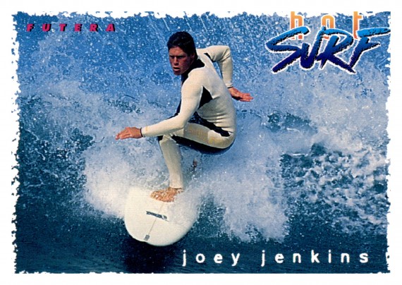 1994 FUTERA HOT SURF CARD 36 JOEY JENKINS